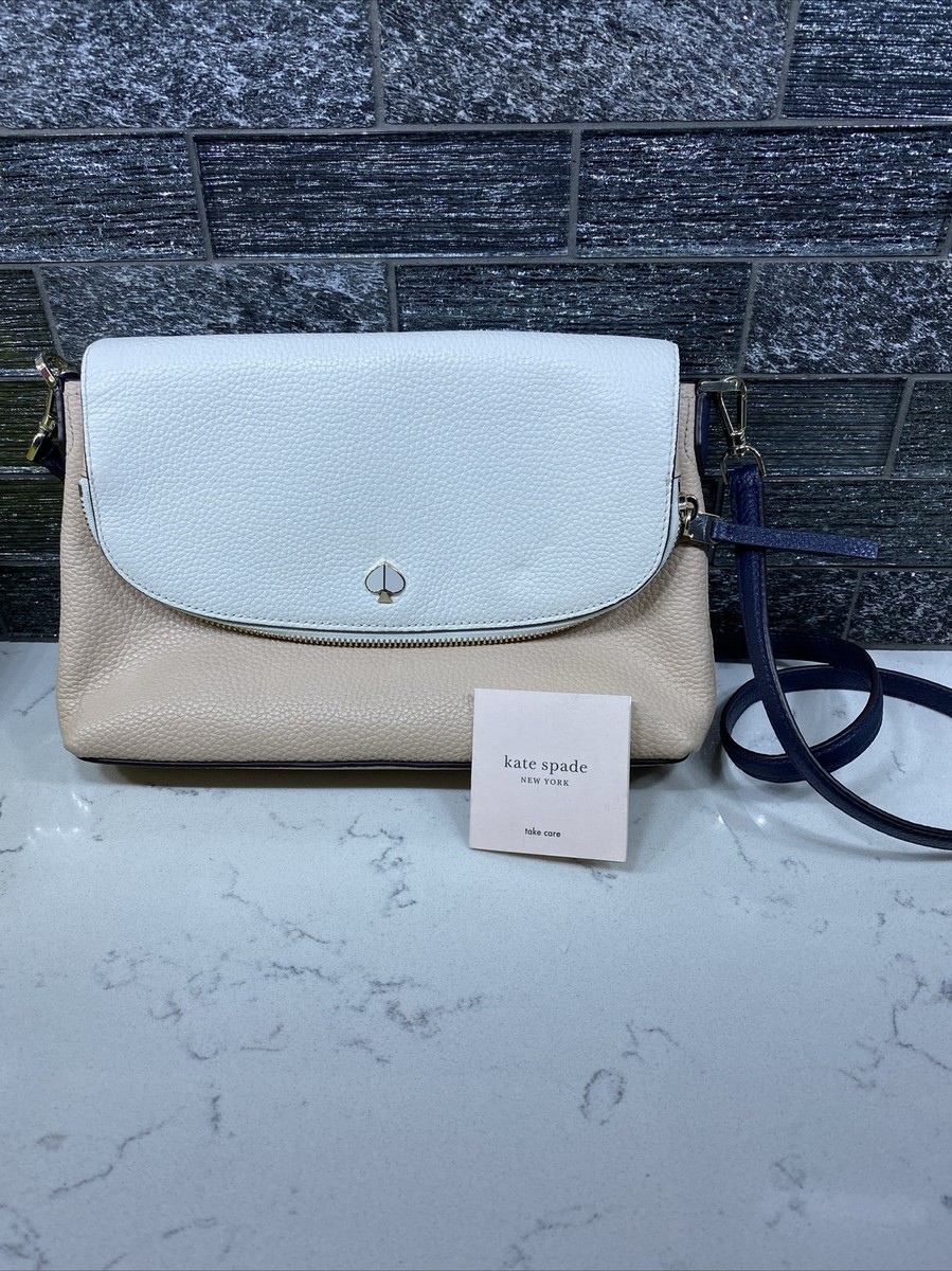 KATE SPADE NEW YORK BLUSH MULTI LEATHER POLLY LARGE CONVERTIBLE