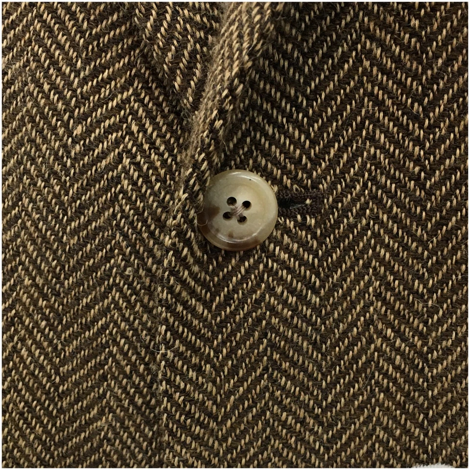 VINTAGE POLO RALPH LAUREN Mens Blazer Sport Coat Casual Jacket Size 46L ALPACA - Image 3 of 4