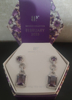 Bomb Party Feb 2025 ''She's Positively Glamorous'' ER93230 Earrings - Rhodium
