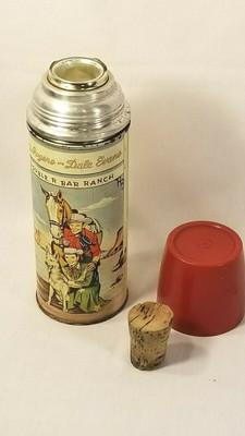 roy rogers and dale evans double r bar ranch thermos