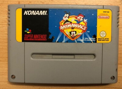 Animaniacs SNES Super Nintendo Spiel Modul Funktioniert