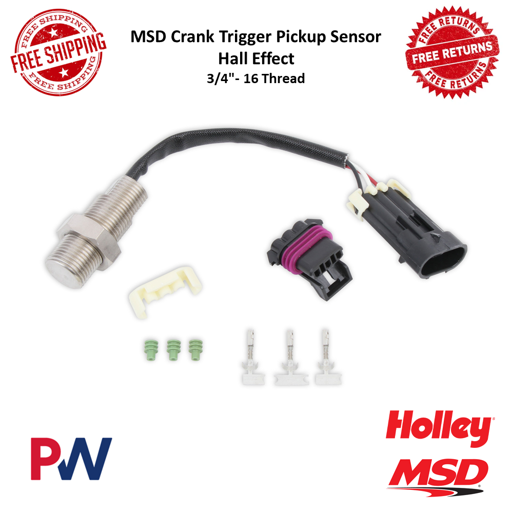 MSD Crank Trigger Kit BBC w/Hall Effect Sensor MSD Crank Trigger Kit BBC w/Hall Effect Sensor