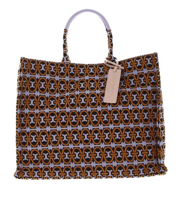 COCCINELLE Never Without Bag Jacquar Handbag Handtasche Mul. Paprik / Lave