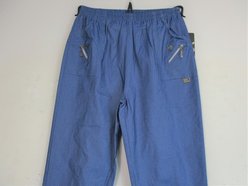 Cotton Mix Ladies Cropped Trousers Pockets 9 Colours Sizes:12 14 16 18 20 22 24 - Picture 52 of 72