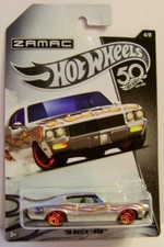 1970 '70 BUICK GSX FLAMES ZAMAC 50 YEARS 4/8 HW HOT WHEELS DIECAST 2018