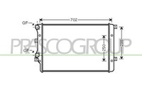 Prasco WasserküHler MotorküHler Aluminium FüR VW Golf V 1K1 5K1 5M1 521 Audi A3