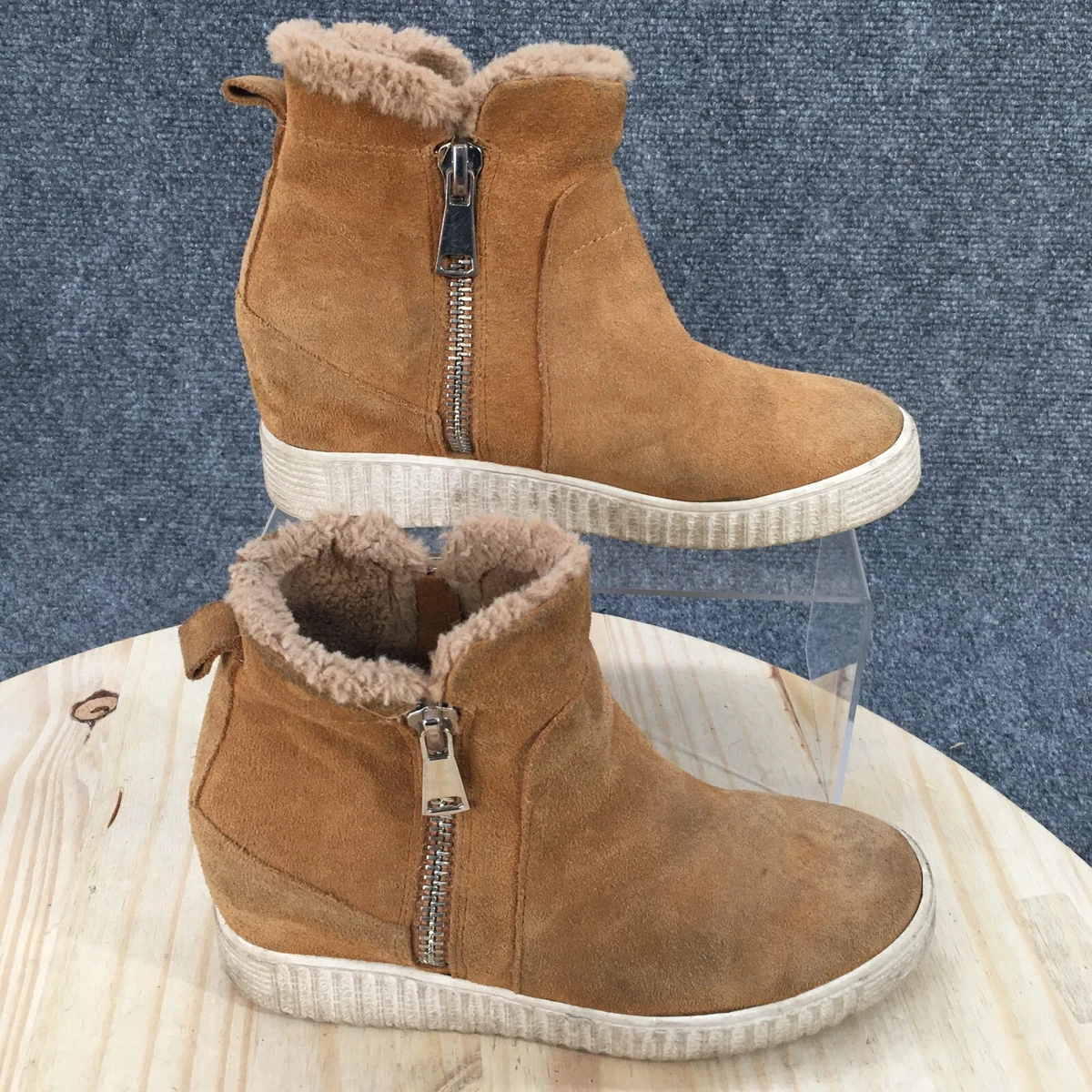 Steve madden boots fur sales
