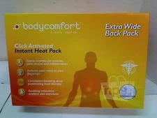 Brand New Body Comfort 1650936 Extra Wide Back Pack, Heat or Cold Therapy, Unsce
