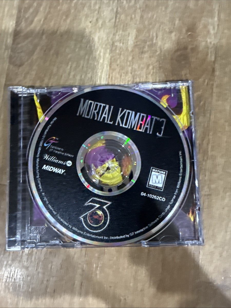 CD-ROM ゲーム3点セット Mortal Kombat 3 (PC CD-ROM, 1995, Midway/GT Interactive) | eBay
