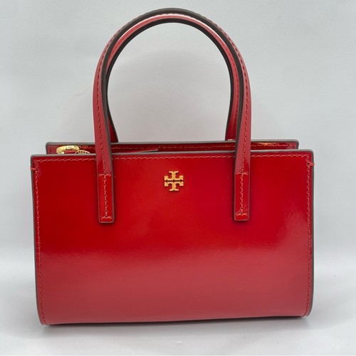 Tory Burch Blake Mini Tote Lipstick Red 164018 - Picture 7 of 13