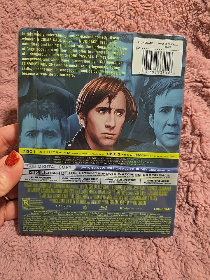 The Unbearable Weight of Massive Talent SteelBook (4K Ultra HD+Blu-ray+Digital) - Image 2 of 4