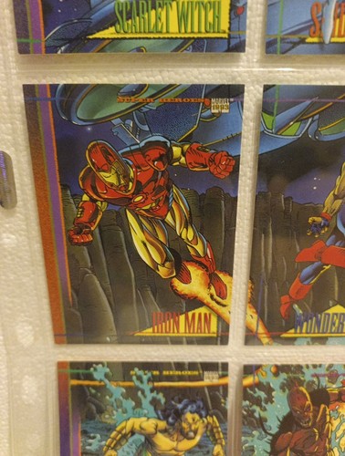 1993 Skybox Marvel Universe Series 4 IV X-men Marvel 9 Card Set, N° 64-72. - Picture 7 of 11