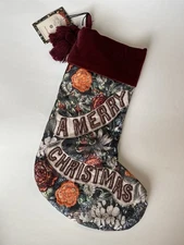 NEW John Derian for Target Merry Christmas Floral Stocking - Multiples Available