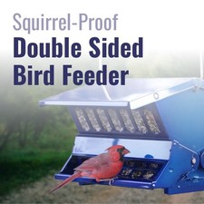 Double Sided Absolute II Bird Feeder, Electric Blue