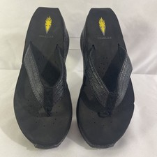 Volatile Women Black Platform Thong Sandals Size 8