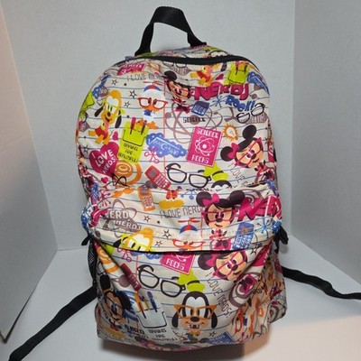Authentic Original DISNEY PARKS Mickey NERDS Geek School Backpack!