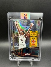Caleb Wilson BOWMAN CHROME REFRACTOR INVESTMENT DRAFT ROOKIE CARD. rookie card picture