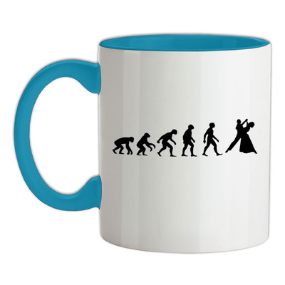 Evolution Of Man Ballroom Dancing - Keramiktasse - Tänzerin Tanz Ballsaal