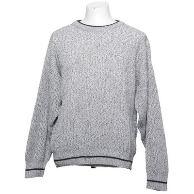 Sebago Marine Classics, Strickpullover, Größe: L, Grau/Weiß, Fischgräte #YzP