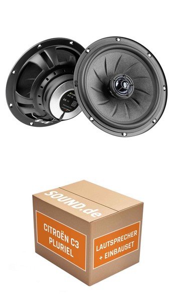 Lautsprecher Boxen Vorne Eton PFX16 FüR CitroëN C3 Pluriel 2X Tief-MitteltöNer M-image