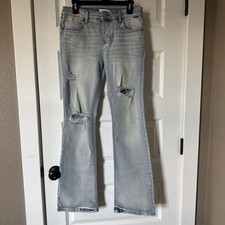 Cello Women Size 7 Denim Jeans High Rise Distressed