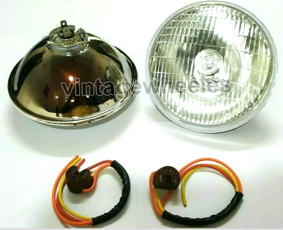 Classic Austin Rover Mini Original Lucas Halogen Umbau H4 Scheinwerfer Lampe - Bild 2 von 3