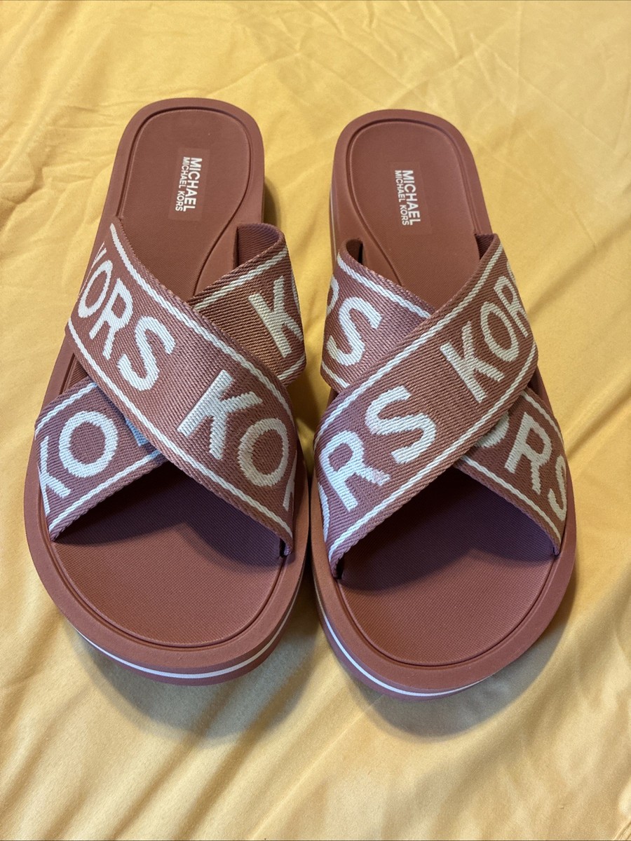 Michael Kors Ladies Slide Sandals Size 10
