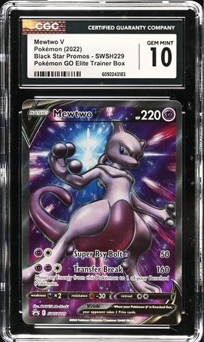 Mewtwo V graded CGC 10 for sale on eBay