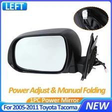 Left Driver Power Side Door View Mirror For 2005-2011 05 Toyota Tacoma TO1320256