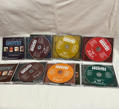 Lot of 6 Country Music CDS - Golden Age Of Country Set