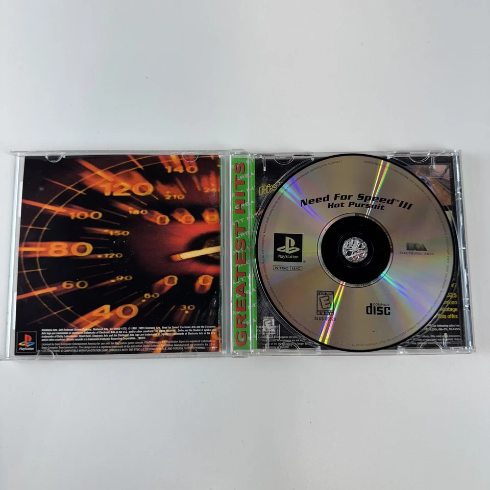 De colección Need for Speed III Hot Pursuit Sony PlayStation 1 PS1 Grandes éxitos Foto 3 de 4