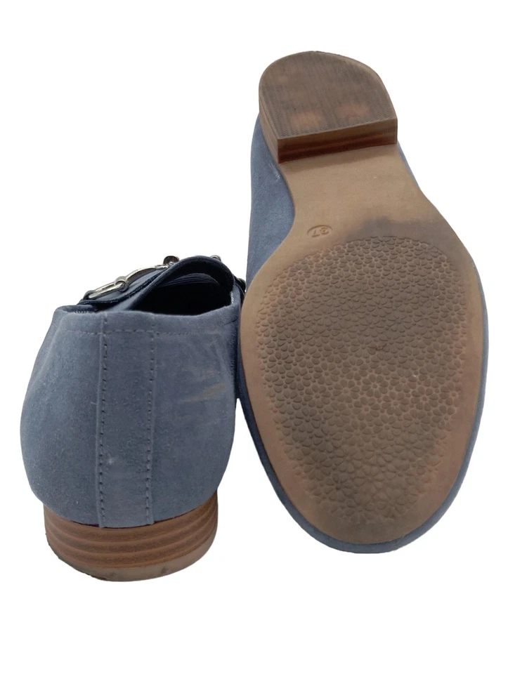 GRACELAND Mocassins Dames Chaussures T EU 37 bleu-argenté style décontracté - Photo 2/4