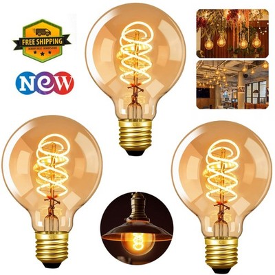 3 Stück LED Glühbirne Vintage Edison Lampe E27 4W Warmweiß Retro Filament NEU