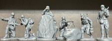 Nuevo lanzamiento HANOMAK soldados alemanes infantería de montaña Edelweiss Segunda Guerra Mundial 1:32 Set # 2