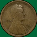 1909-S Lincoln Wheat Cent Very Good VG Coin #39521