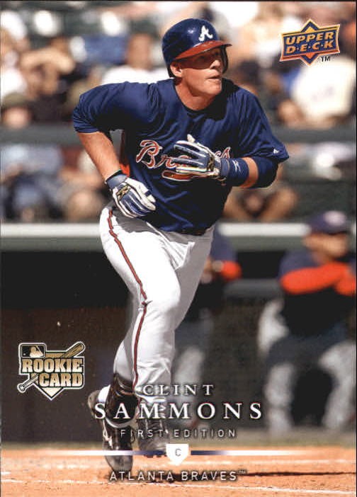 2008 Upper Deck First Edition Baseball Card #290 Clint Sammons (RC)
