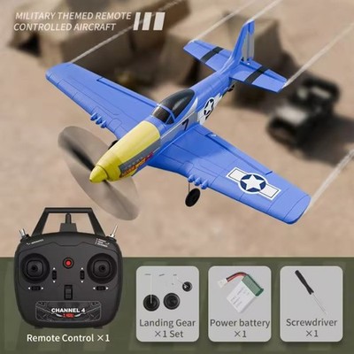 P51 Mustang 2.4G RC Plane Radio 4CH 6 Axis EPP Remote Control Fighter Model