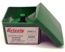 Grizzly 3-Wing Carbide Tipped C2050 Wood Shaper Cutter 1" Flute 3/4" Bore