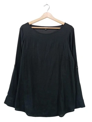 ANN TAYLOR Blusa de manga larga Mujeres Blusa Talla EU 40 negro look casual - Imagen 1 de 4