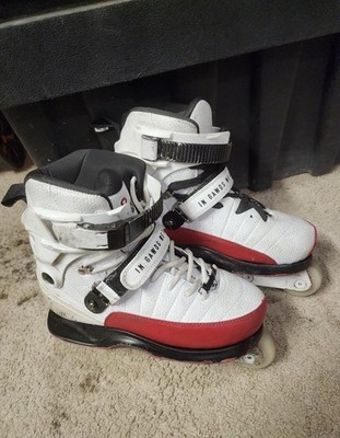 Gawds x Franky Morales FM3 White Cherry Red Aggressive Inline Skates size 7.5