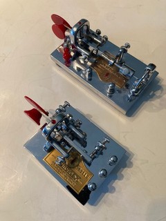 Vibroplex Original Deluxe Bug and Vibrokeyer Single Lever Paddle Chrome