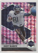 2021 Panini Mosaic Rookies Pink Camo Mosaic Prizm Racey McMath #392 1s8