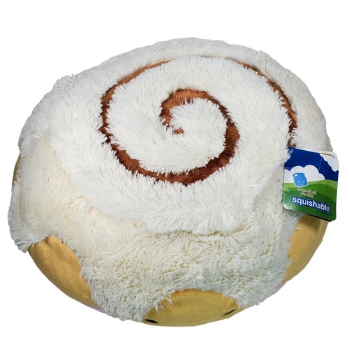 New Squishable Plush Stuffed Large Cinnamon Roll Bun Large 16" Leira Z - Picture 2 of 12