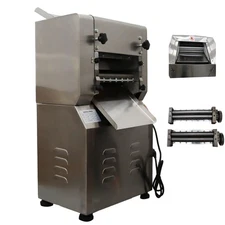 Electric Dough Roller Sheet Maker Dumpling Noodle Maker with 1mm, 2mm Blade