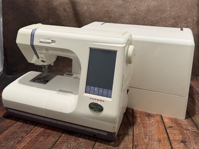 Janome Memory Craft 10000 Embroidery Sewing Machine w/ Accessories - PLEASE READ