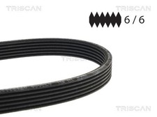 TRISCAN Keilrippenriemen 8640 661853 für VOLVO PORSCHE 873 875 876 C70 S70 V70 1