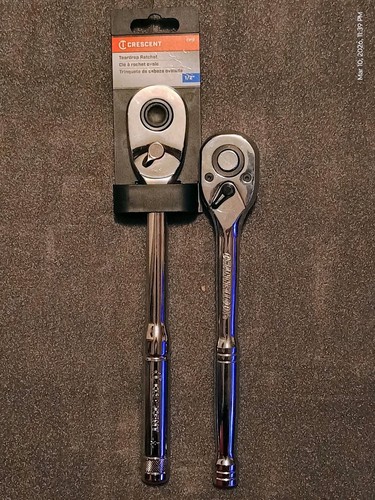 Crescent 1/2" Inch Drive Quick Release Ratchet 11" Inches in Length Model CR12 - Picture 5 of 5