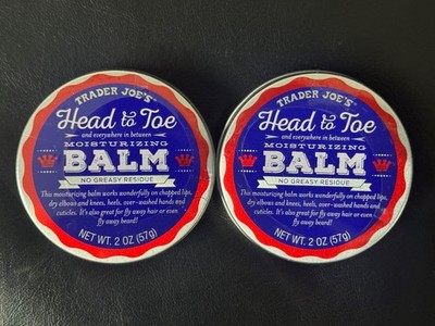 2 x NEW Sealed Trader Joe's Head to Toe Moisturizing Balm