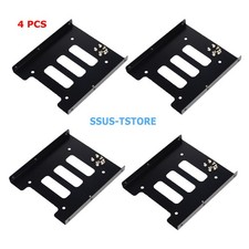 4X 2.5" to 3.5" Bay SSD Metal Hard Drive HDD Mounting Bracket Adapter Dock /Tray