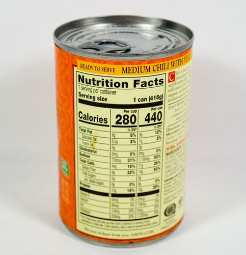 4 Amy's USDA Organic CHILI Medium with Vegetables Gluten Free 14.7oz 08/2026 - Picture 3 of 5